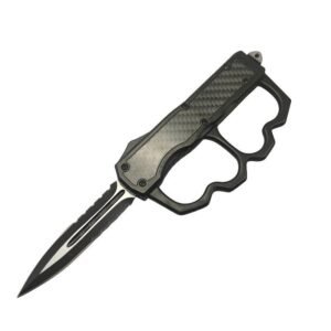 CUCHILLO TACTICO DE TRINCHERA CON PUÑOS DE 9 PULGADAS