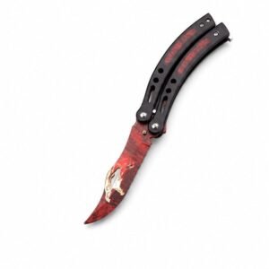 CUCHILLO DE ENTRENADOR BALISONG MARIPOSA CSGO