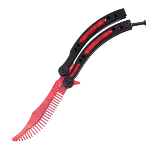 Balisong-peine de mariposa Csgo, cuchillo de práctica de mariposa periférica, cuchillo de lanzamiento, cuchillo de entrenamiento