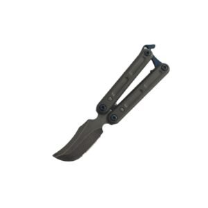 Mini Butterfly Knife Mini Balisong​ Tainless Steel Practice Knife Key Hoja afilada Fruit Knife