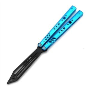 integrated aluminum handle uncut practice butterfly training